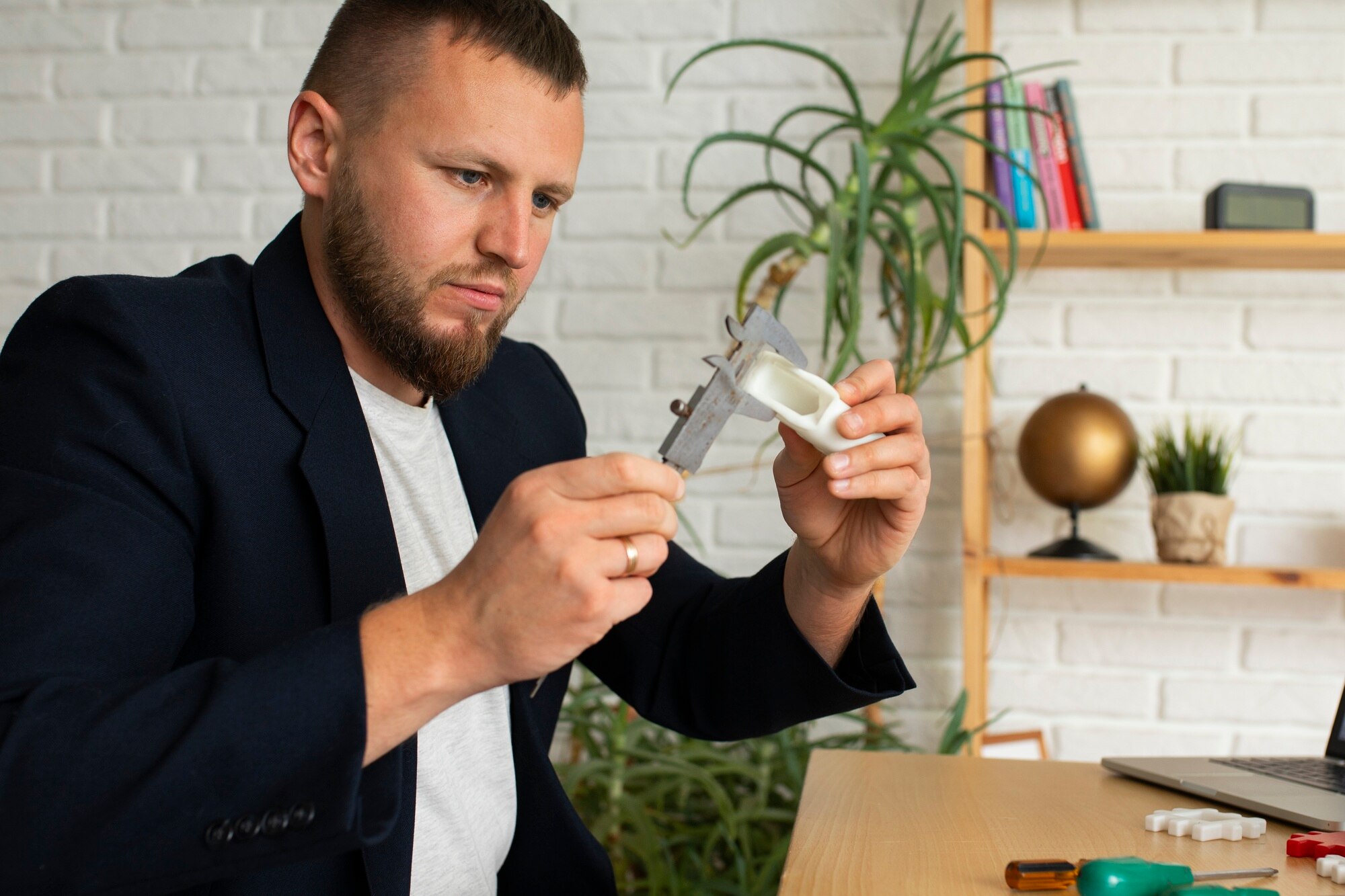 Styl życia projektanta korzystającego z drukarki 3D